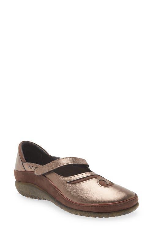 Naot Matai (Radiant Copper Leather/Coffee Bean Nubuck) Women's Maryjane Shoes Product Image