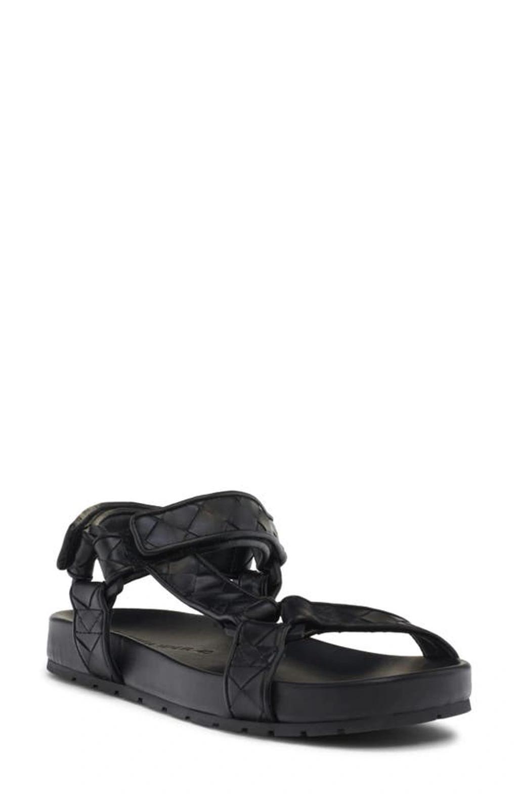 Trip Woven Leather Sporty Sandals Product Image