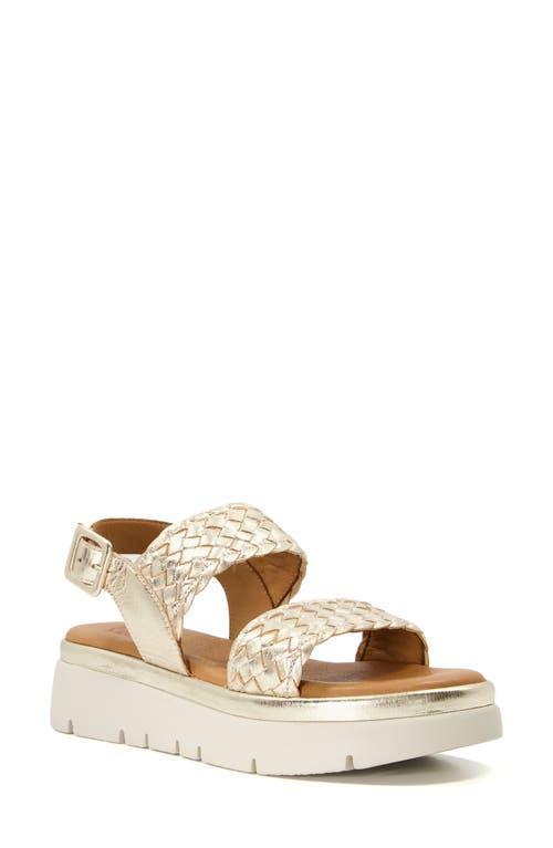 Dune London Lorris Woven Leather Platform Sandals Product Image