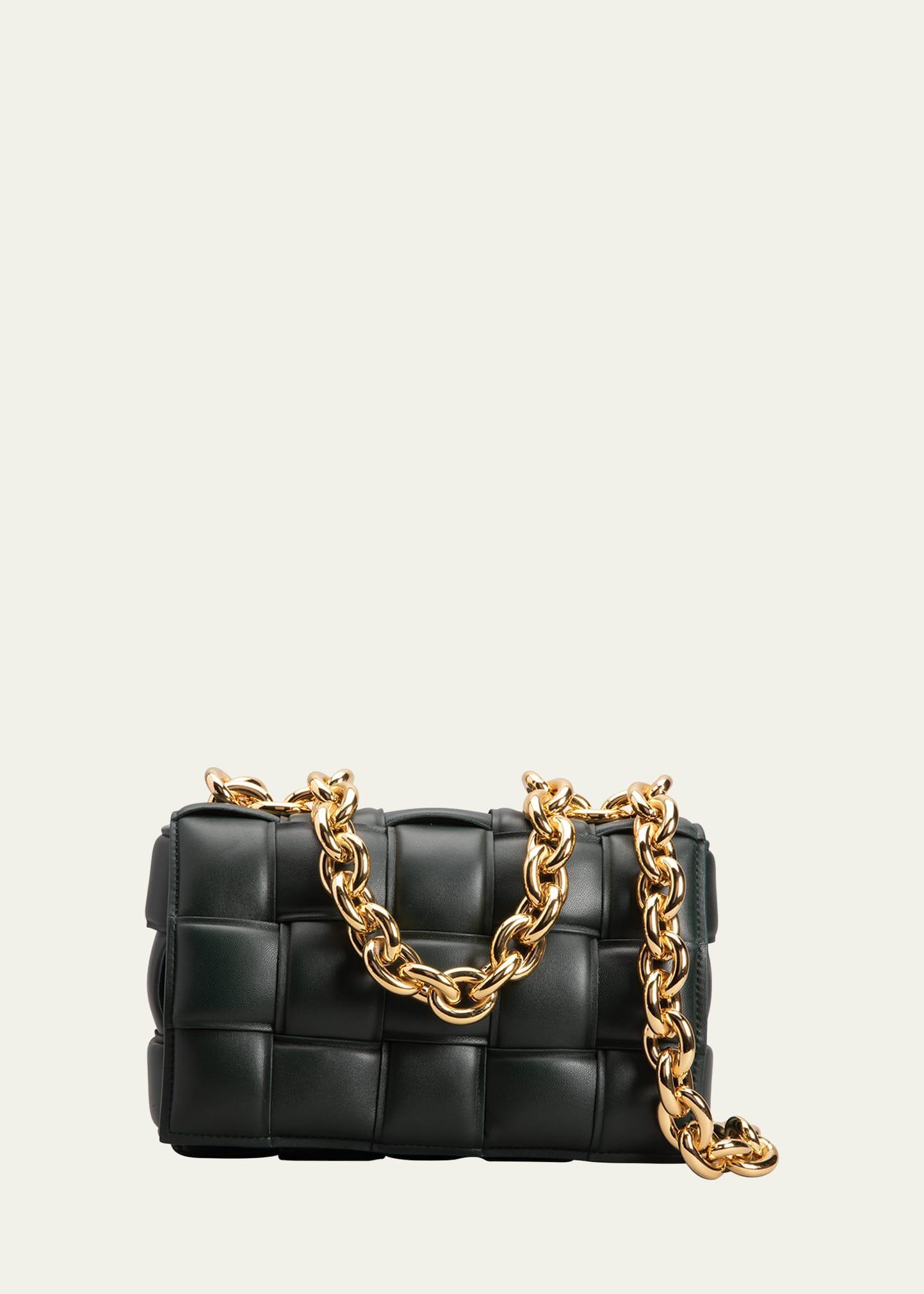 Bottega Veneta Cassette Woven Quilted Leather Crossbody Product Image