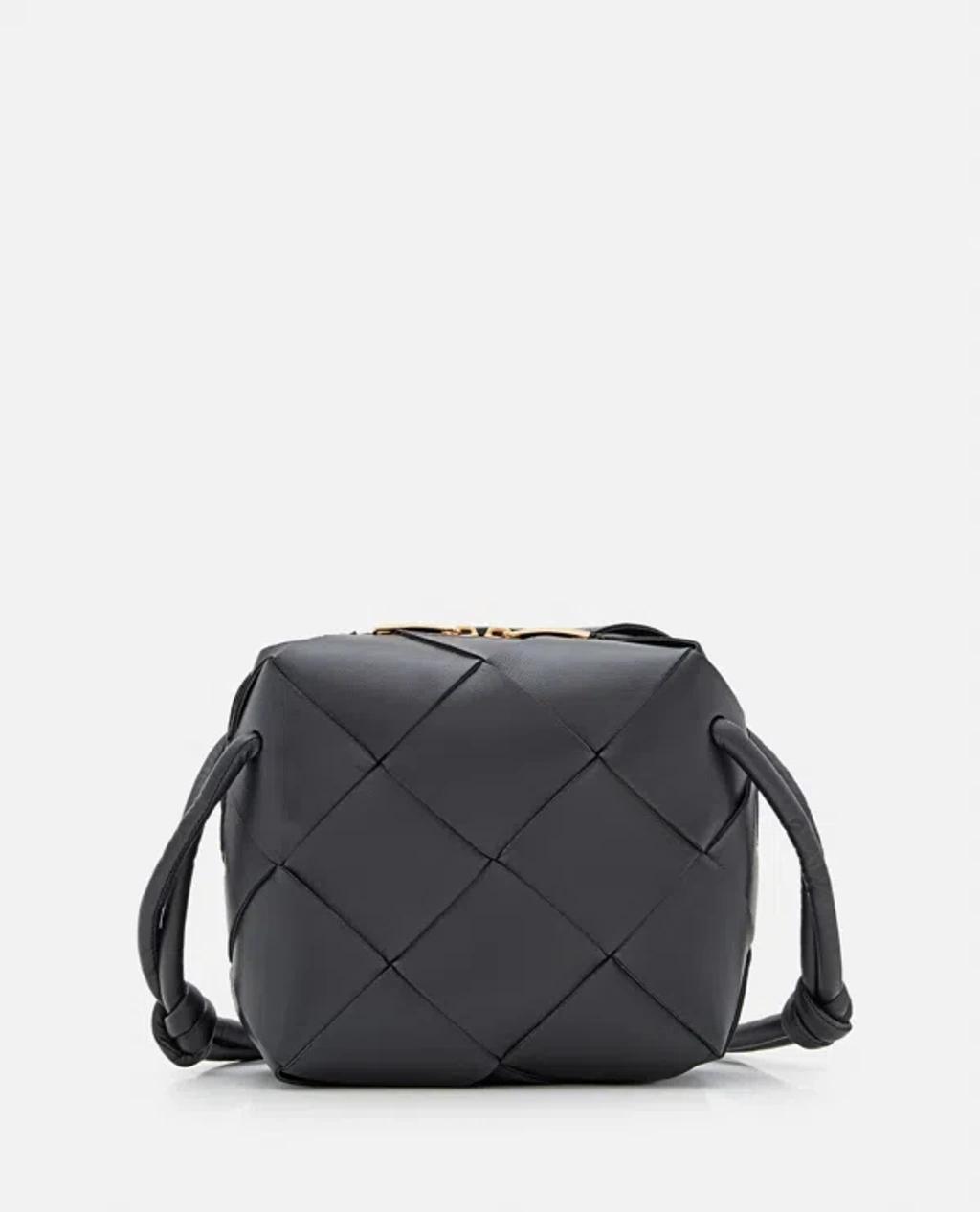 BOTTEGA VENETA Cassette Bag In Woven Nappa In Black Product Image