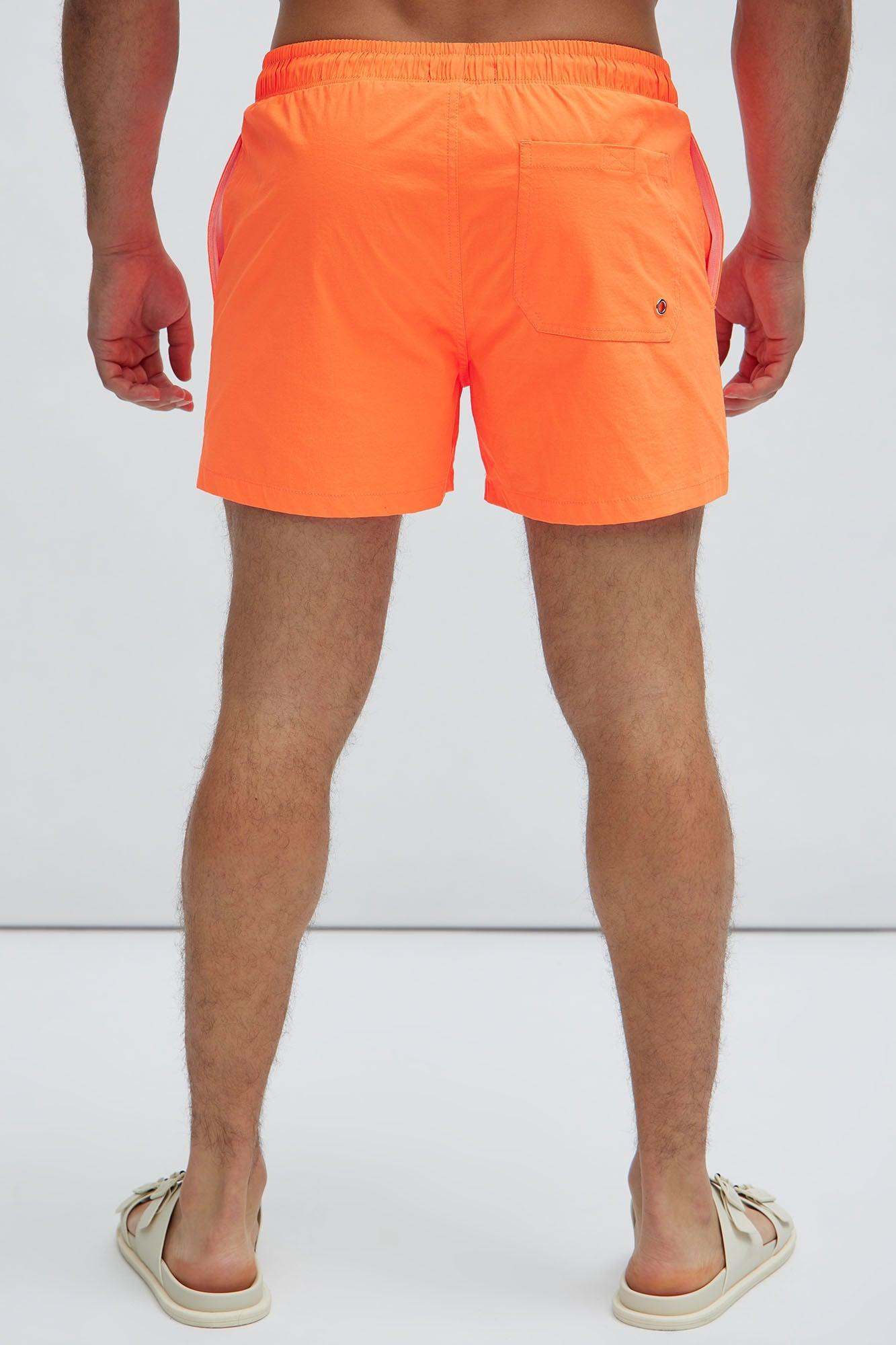 Montez Stretch Swim Trunk Short - Orange Product Image