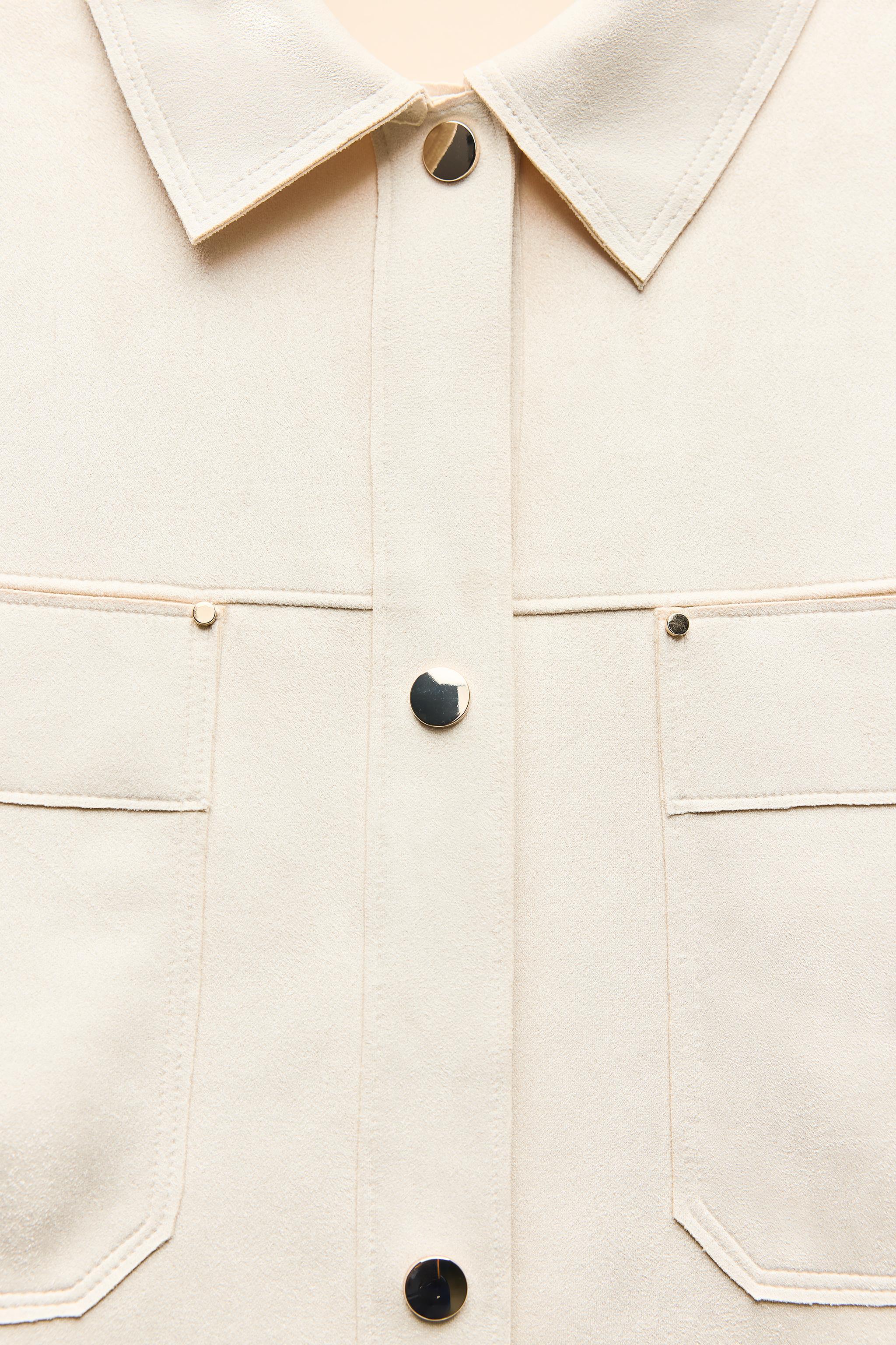 FAUX SUEDE JACKET Product Image