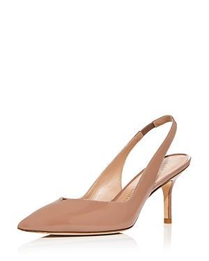 Stuart Weitzman Womens Pointed Toe 75 Slingback High Heel Pumps Product Image