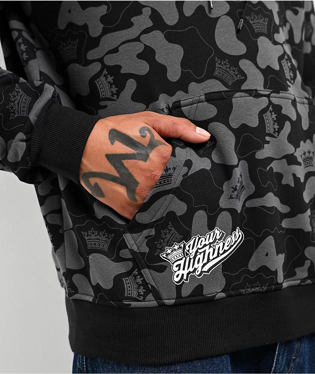 Cookies x Your Highness Shadow Black Camo Hoodie Product Image