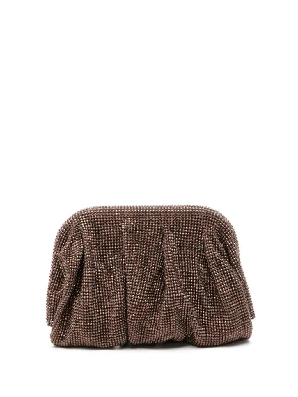 BENEDETTA BRUZZICHES Venus La Petite Clutch Bag In Brown Product Image