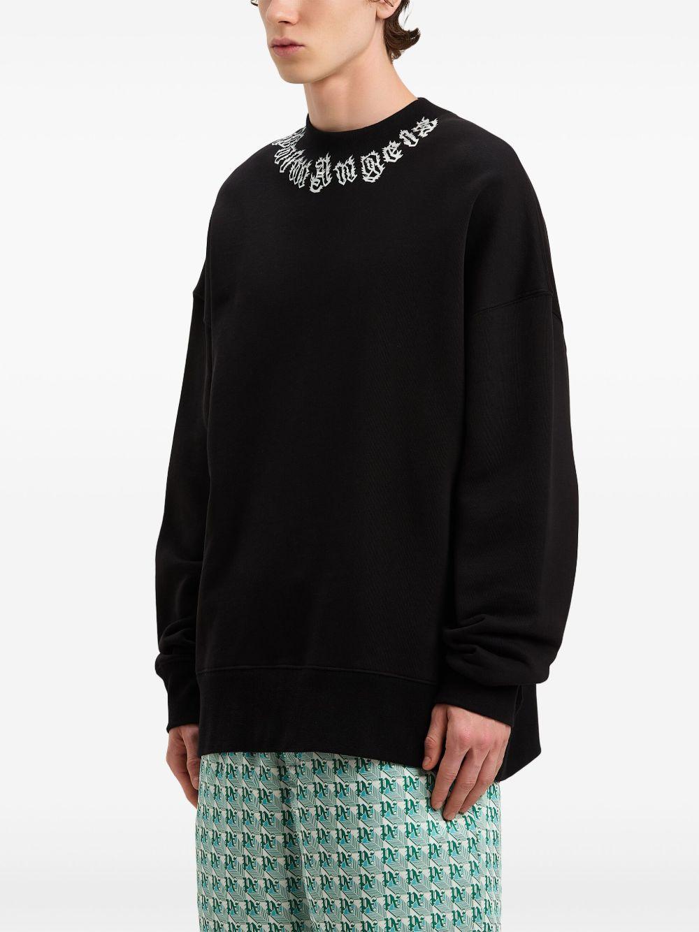 logo-print cotton sweatshirt  Product Image