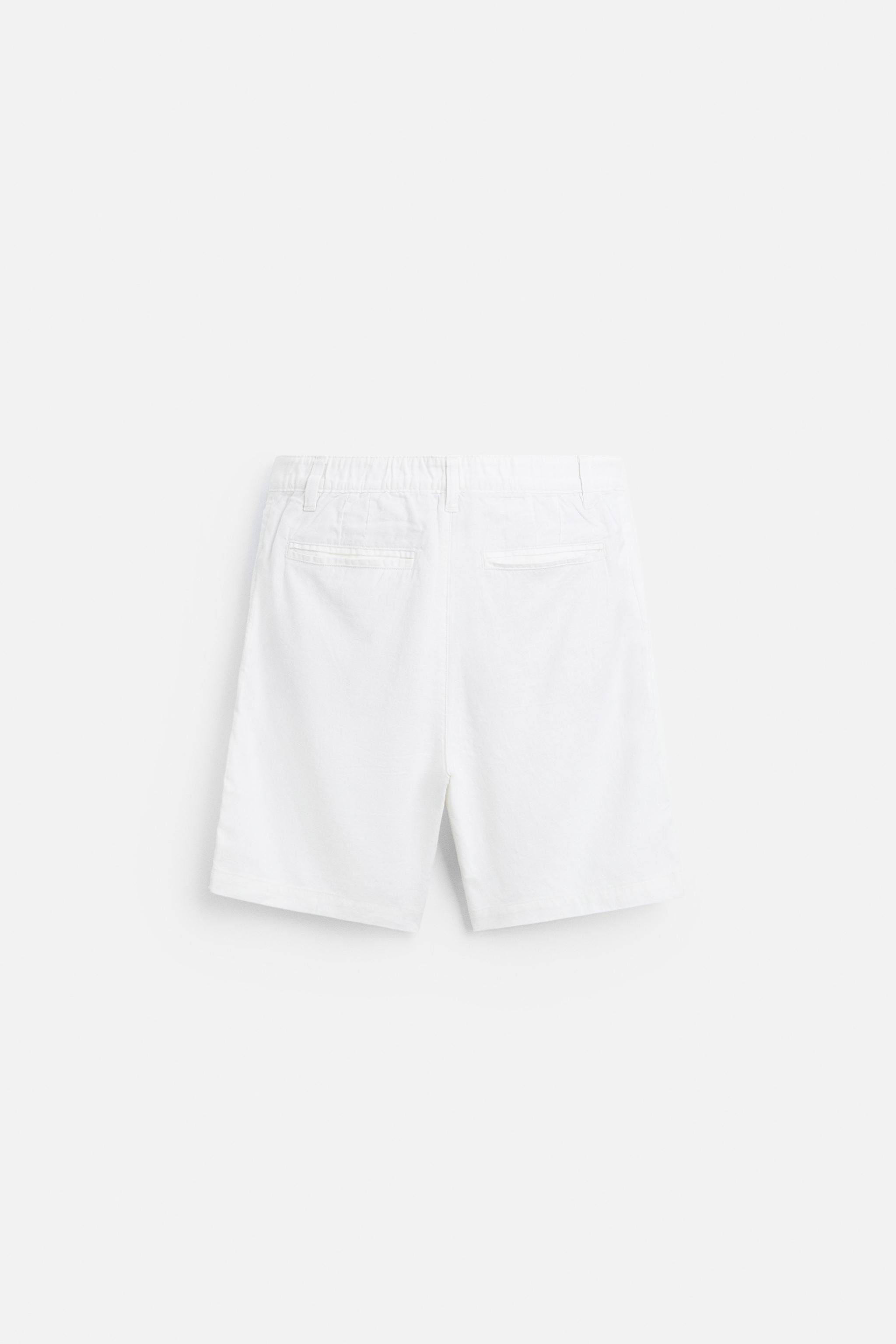 COTTON LINEN SHORTS Product Image