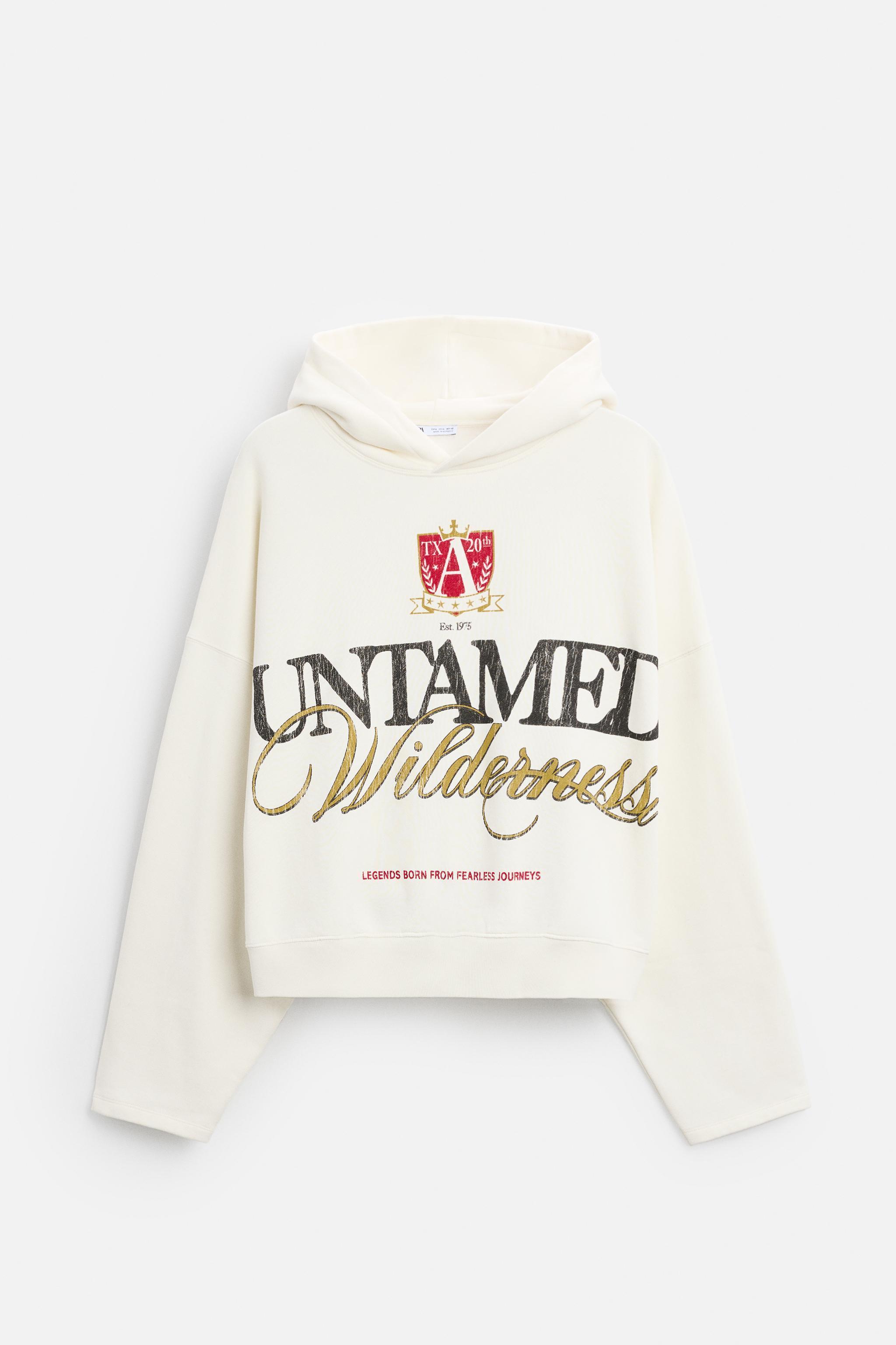 TEXT PRINT SWEATSHIRT Product Image