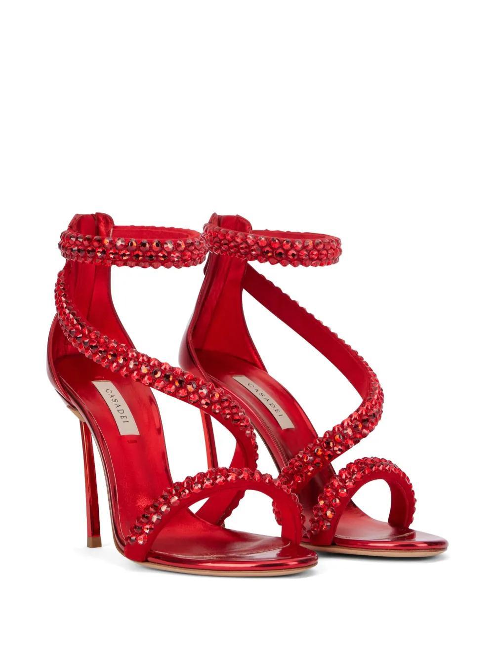 CASADEI Alice Blade Maxi Sandals - Woman Sandals Lipstick 38 Product Image