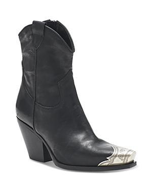 Free People Womens Brayden Western Cap Toe Booties Product Image