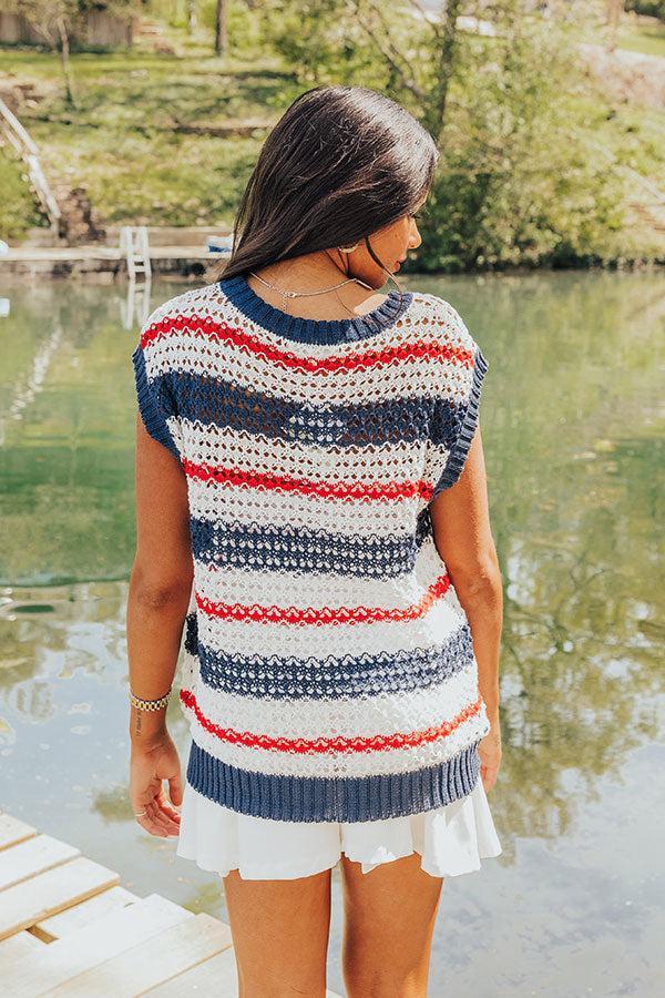 Lake Days Knit Stripe Top Product Image