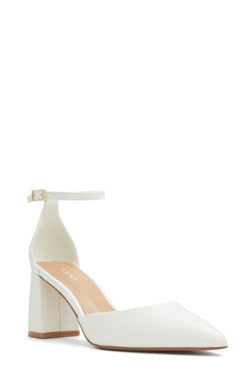 ALDO Jan Leather Ankle Strap Pumps Product Image