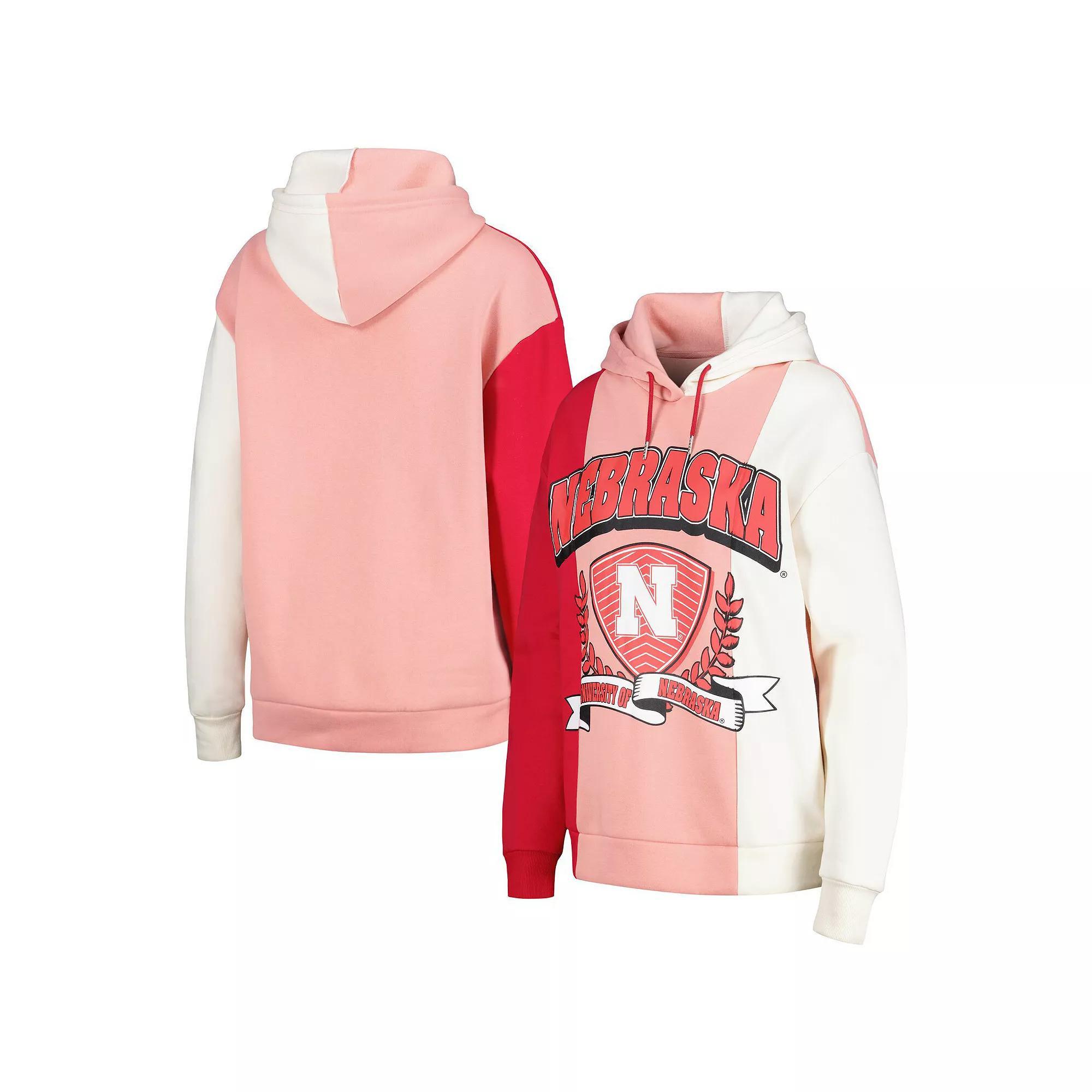 Women's Gameday Couture Scarlet Nebraska Huskers Hall of Fame Colorblock Pullover Hoodie, Size: Small, Red Product Image