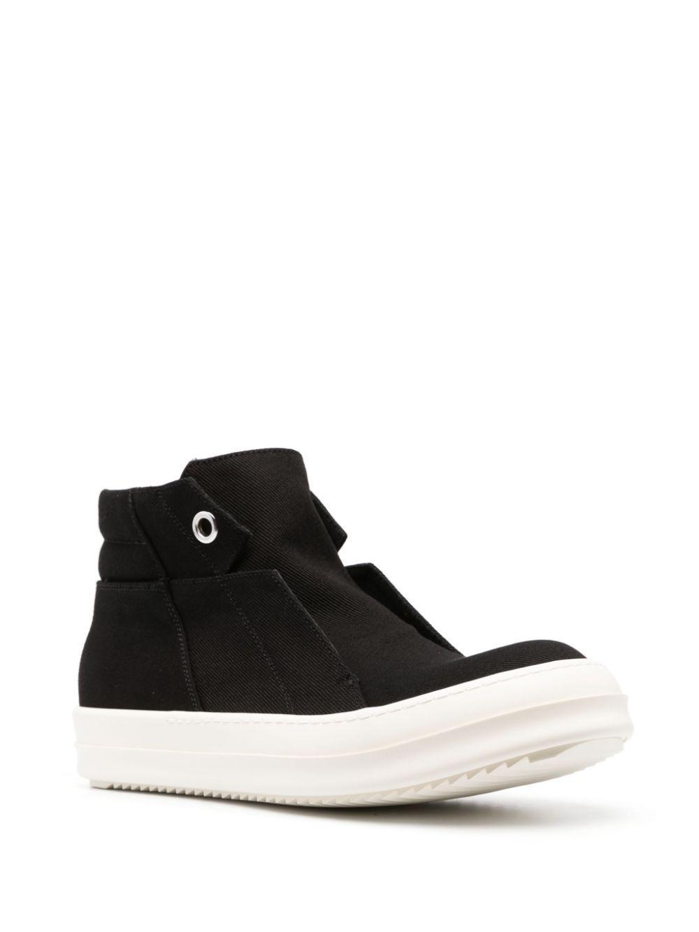 RICK OWENS DRKSHDW Dunk Sneaks Shoes In 91 Black/milk Product Image