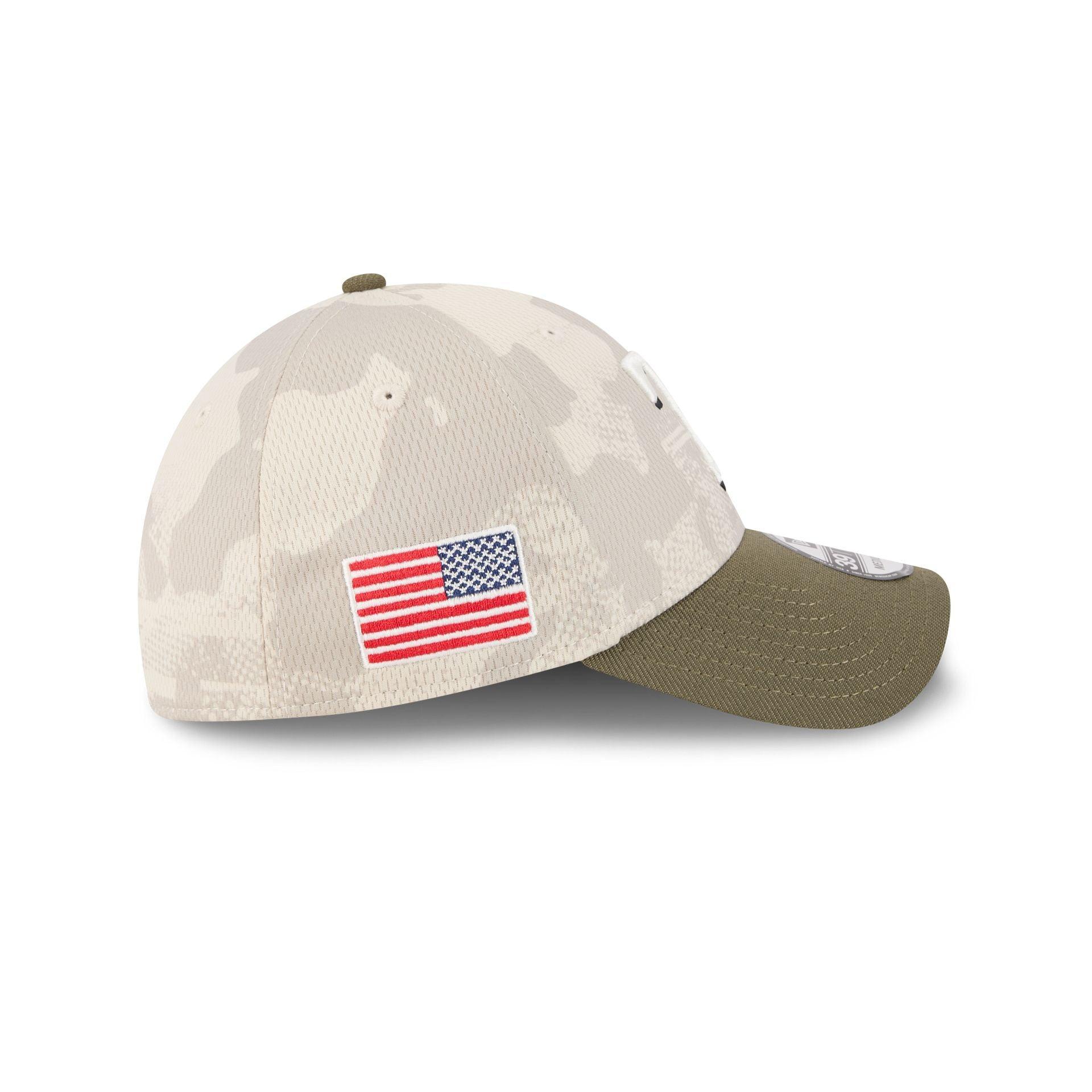 Texas Rangers Armed Forces Day 2025 39THIRTY Stretch Fit Hat Male Product Image