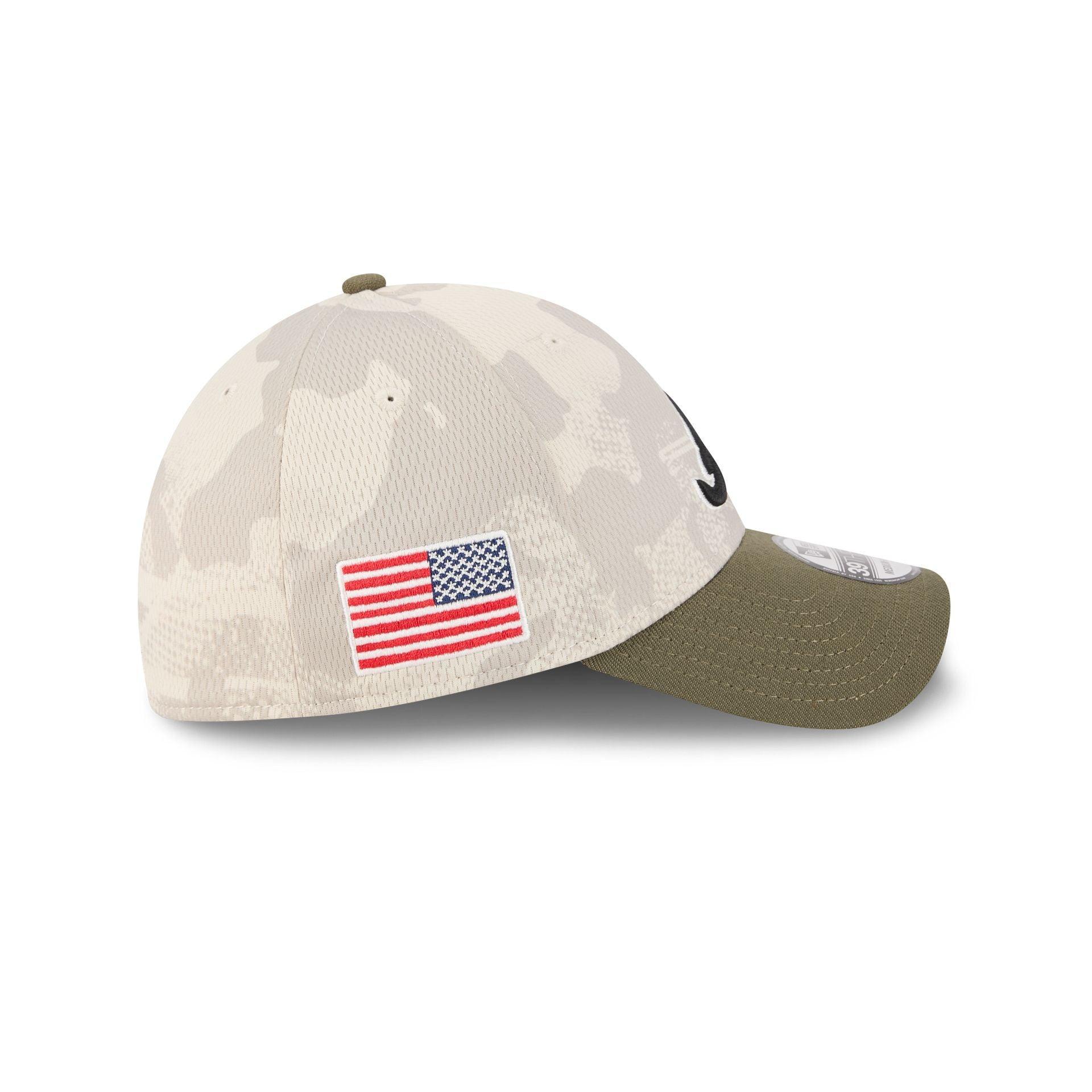 Atlanta Braves Armed Forces Day 2025 39THIRTY Stretch Fit Hat Male Product Image