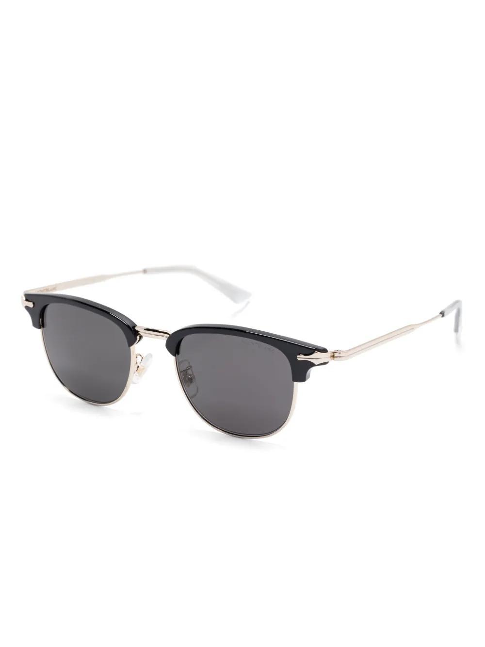 MONTBLANC Square-frame Sunglasses In Black Product Image