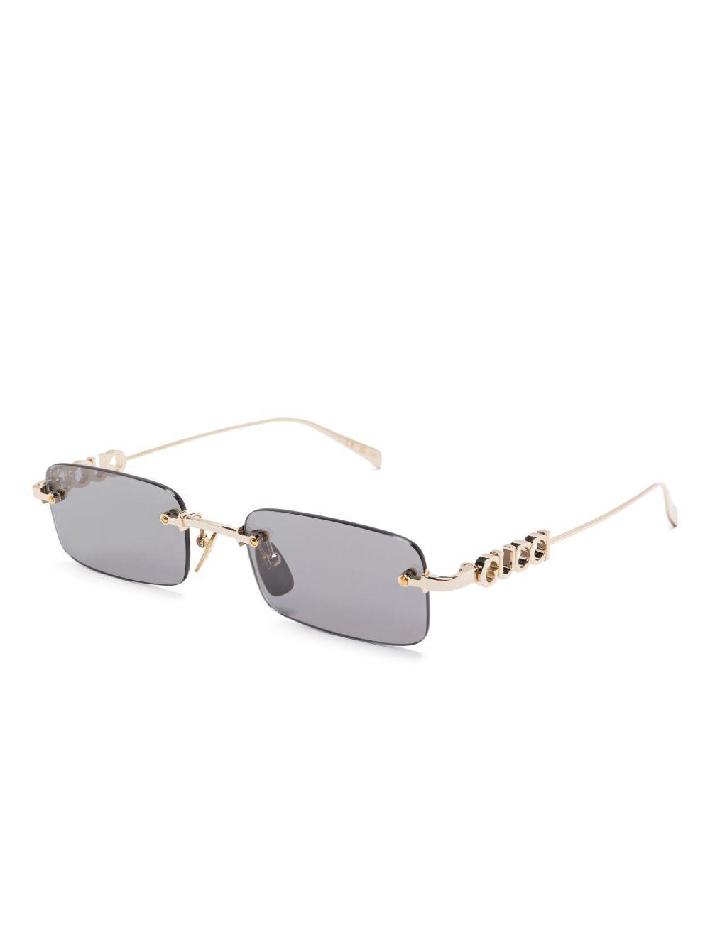 rectangle-frame sunglasses Product Image