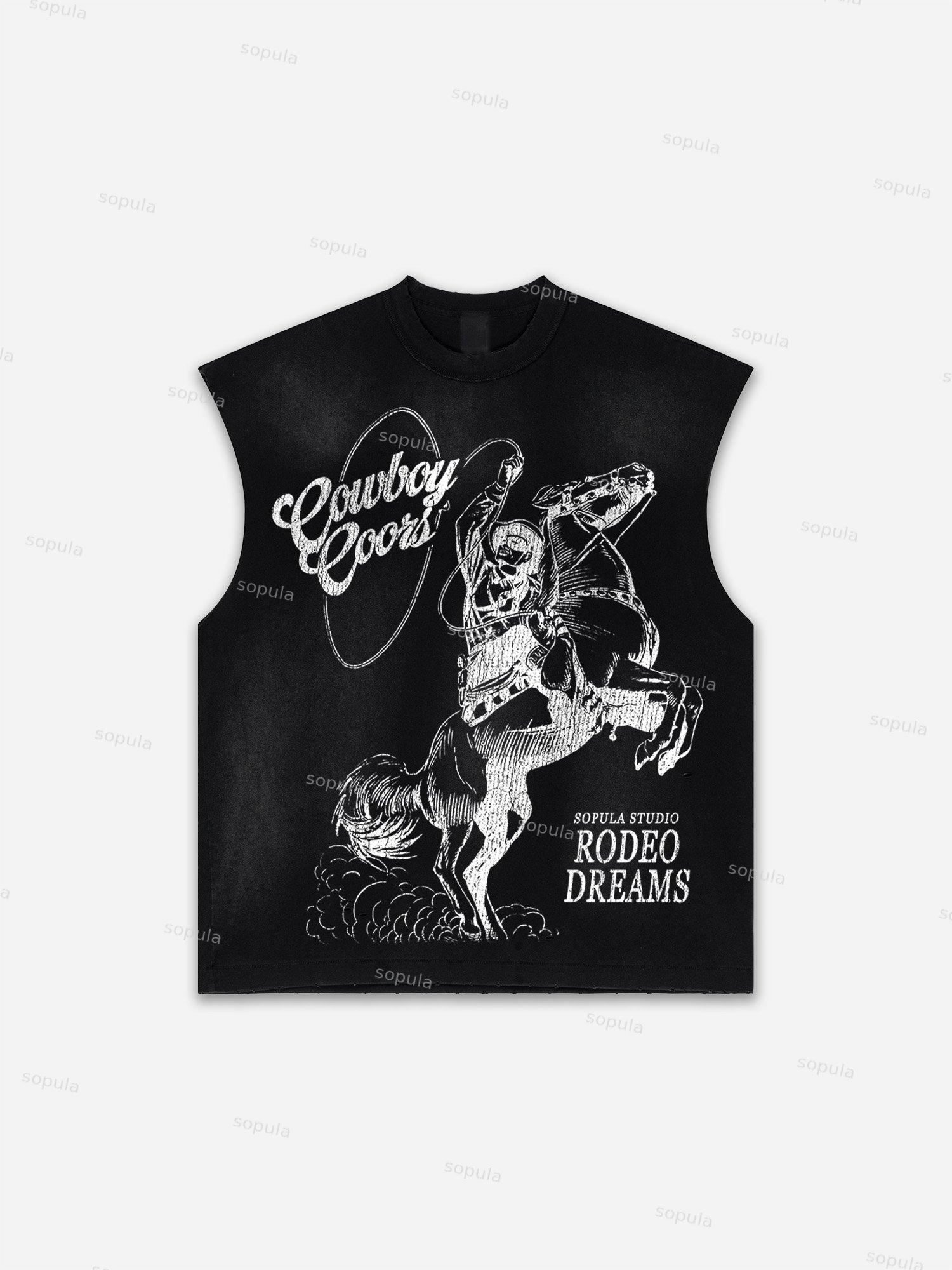 Men's Washed Boxer Boys Graphic Print Tank Top Product Image