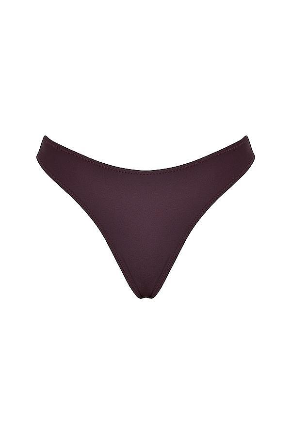 Capri  cacao high leg bikini bottom Product Image