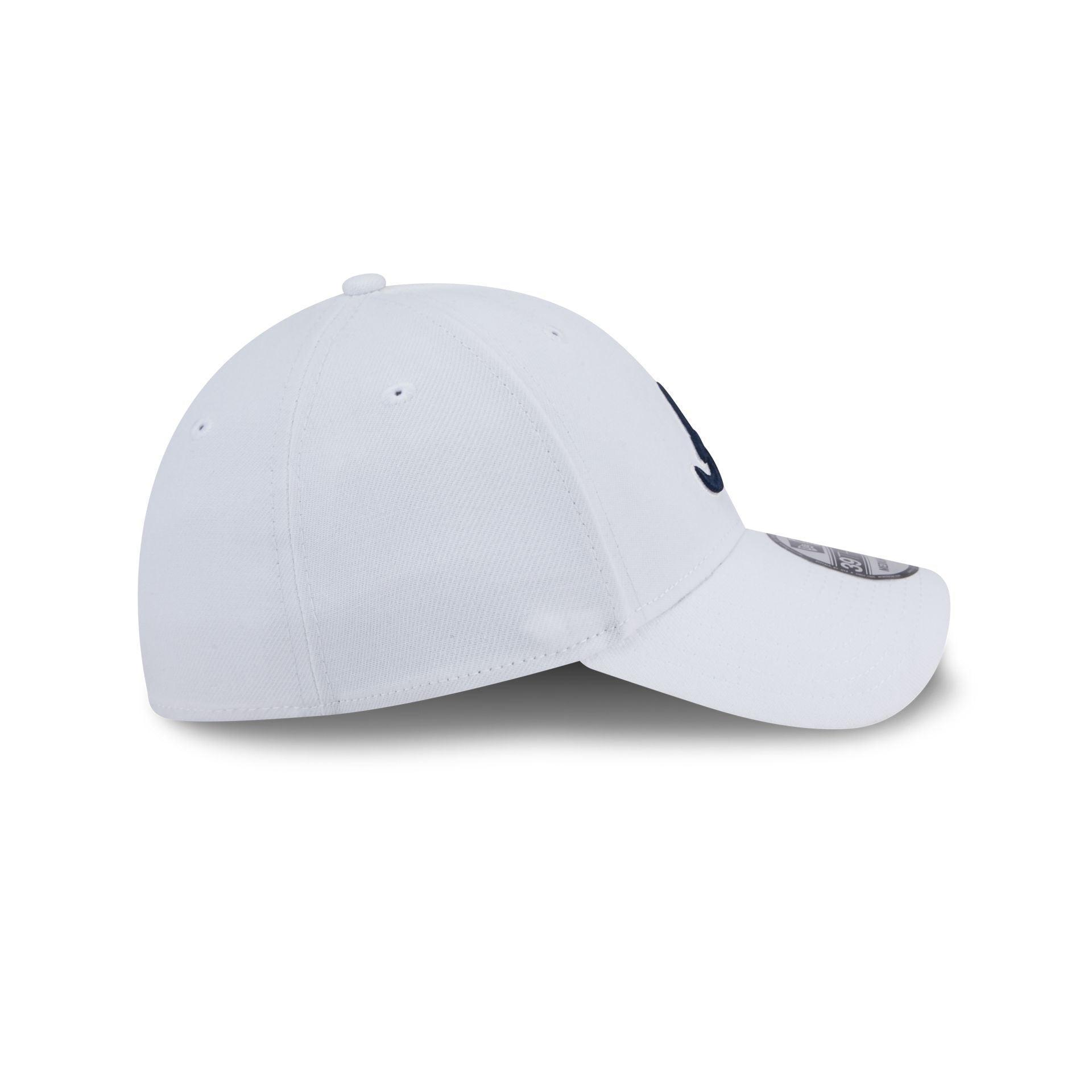 Atlanta Braves Optic White 39THIRTY Stretch Fit Hat Male Product Image