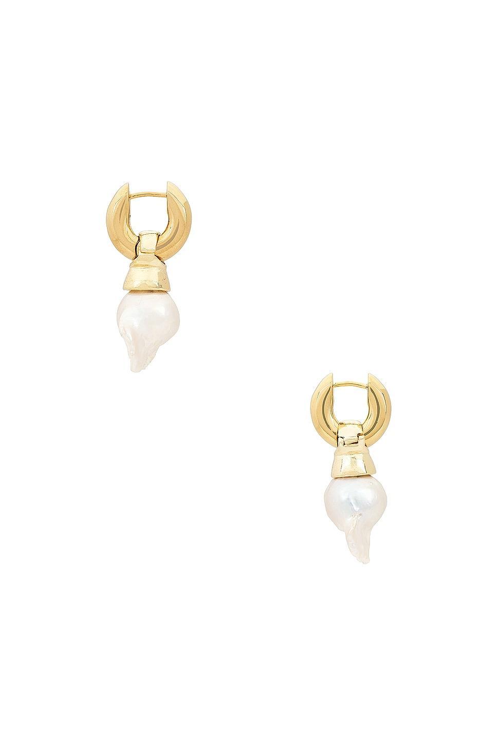 Eliou Stina Earrings in Metallic Gold Product Image