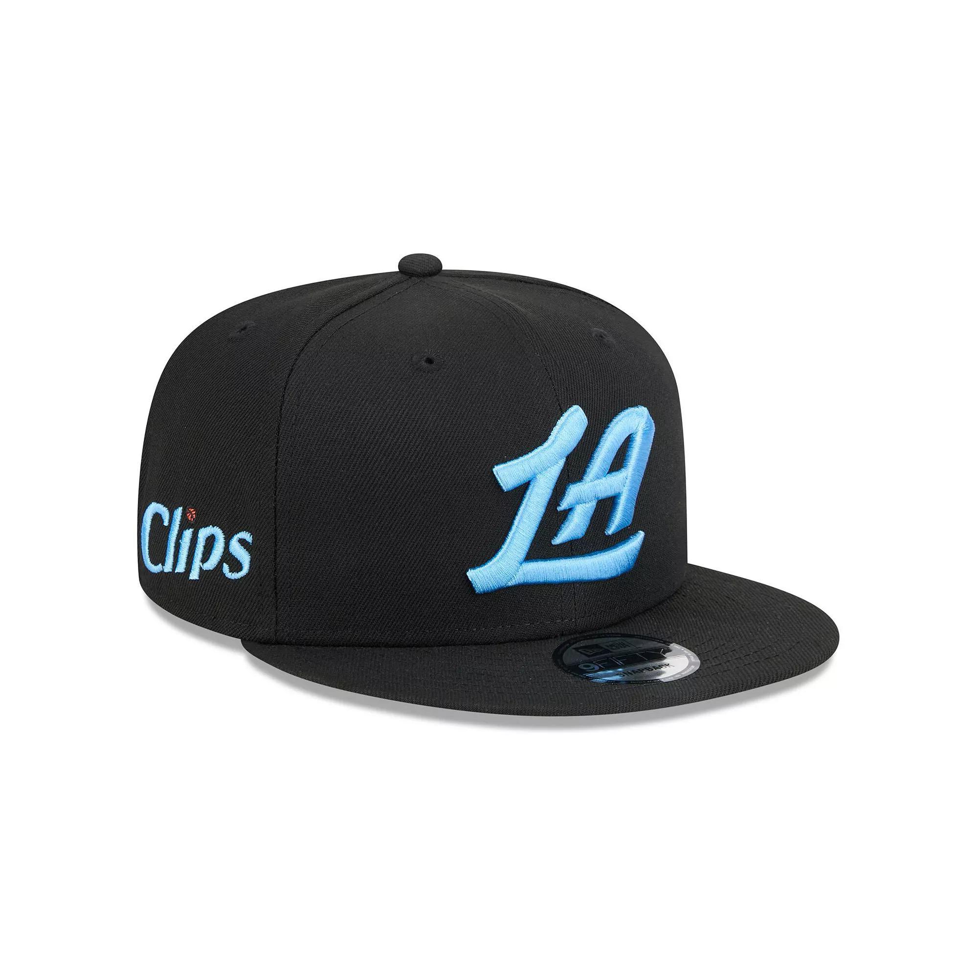 Men's New Era  Black LA Clippers 2024/25 City Edition Alternate 9FIFTY Snapback Hat Product Image