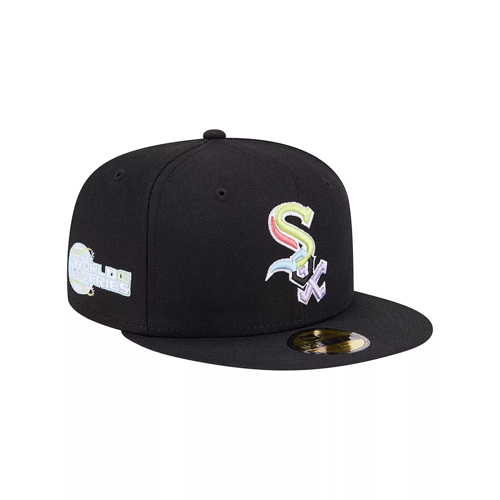 Men's New Era Black Chicago White Sox Multi-Color Pack 59FIFTY Fitted Hat,  Product Image