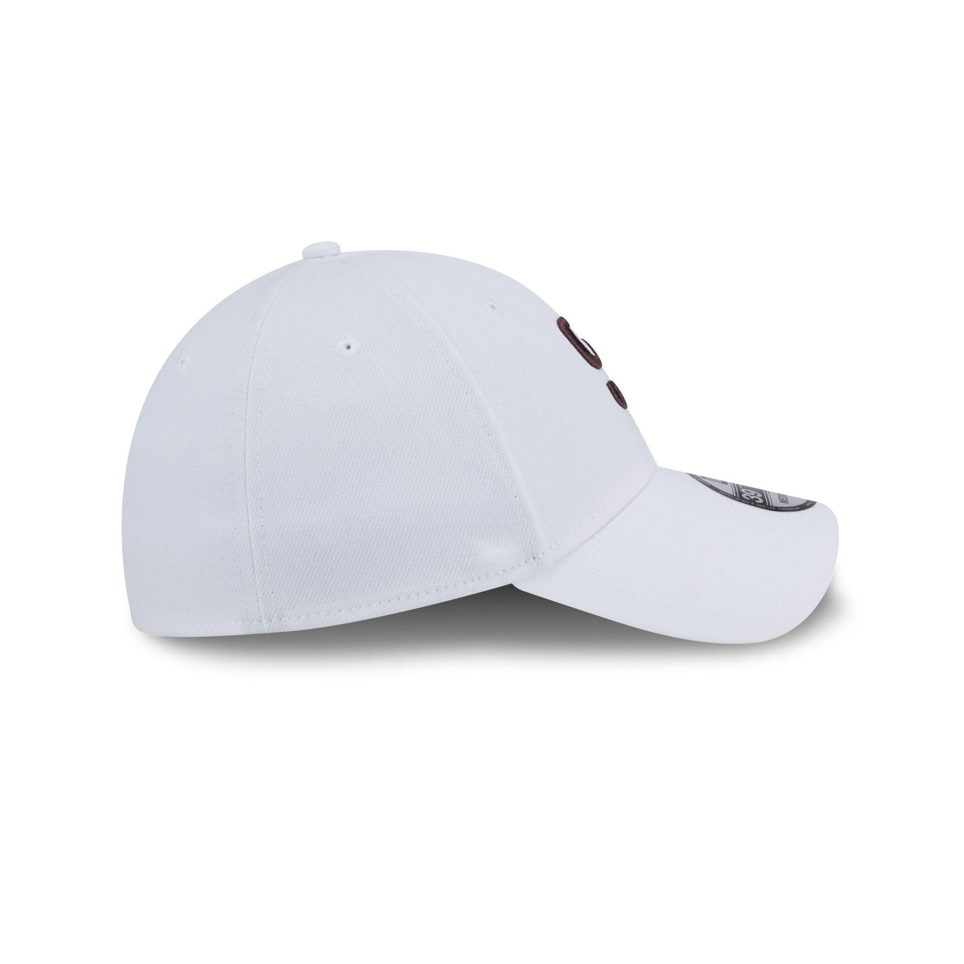 San Diego Padres Optic White 39THIRTY Stretch Fit Hat Male Product Image