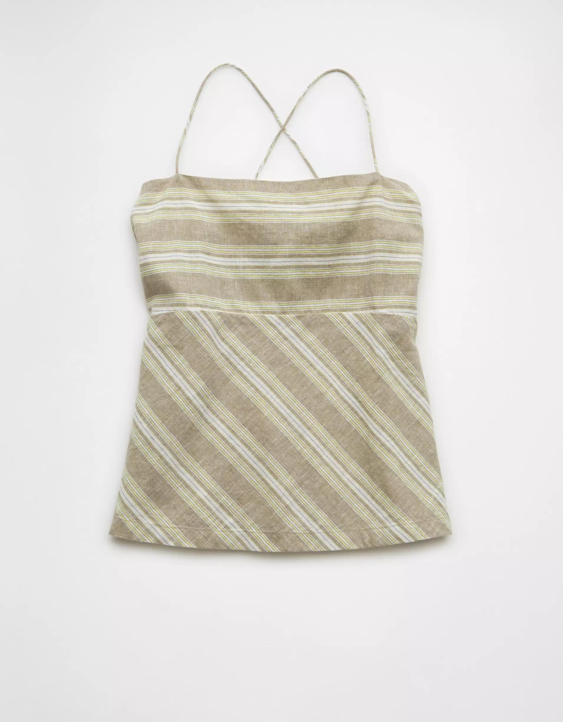 AE Striped Halter Top Product Image