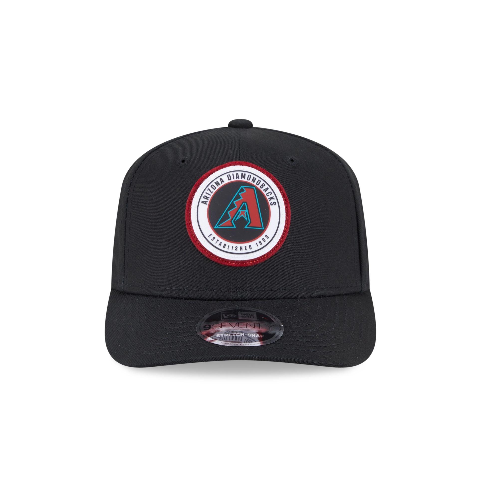 Arizona Diamondbacks Circle Patch 9SEVENTY Stretch-Snap Hat Male Product Image