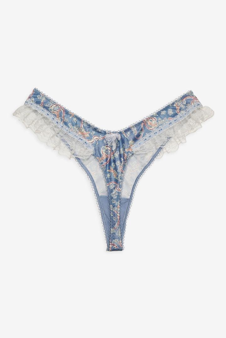 Emiliana Thong Panty — Blue Product Image