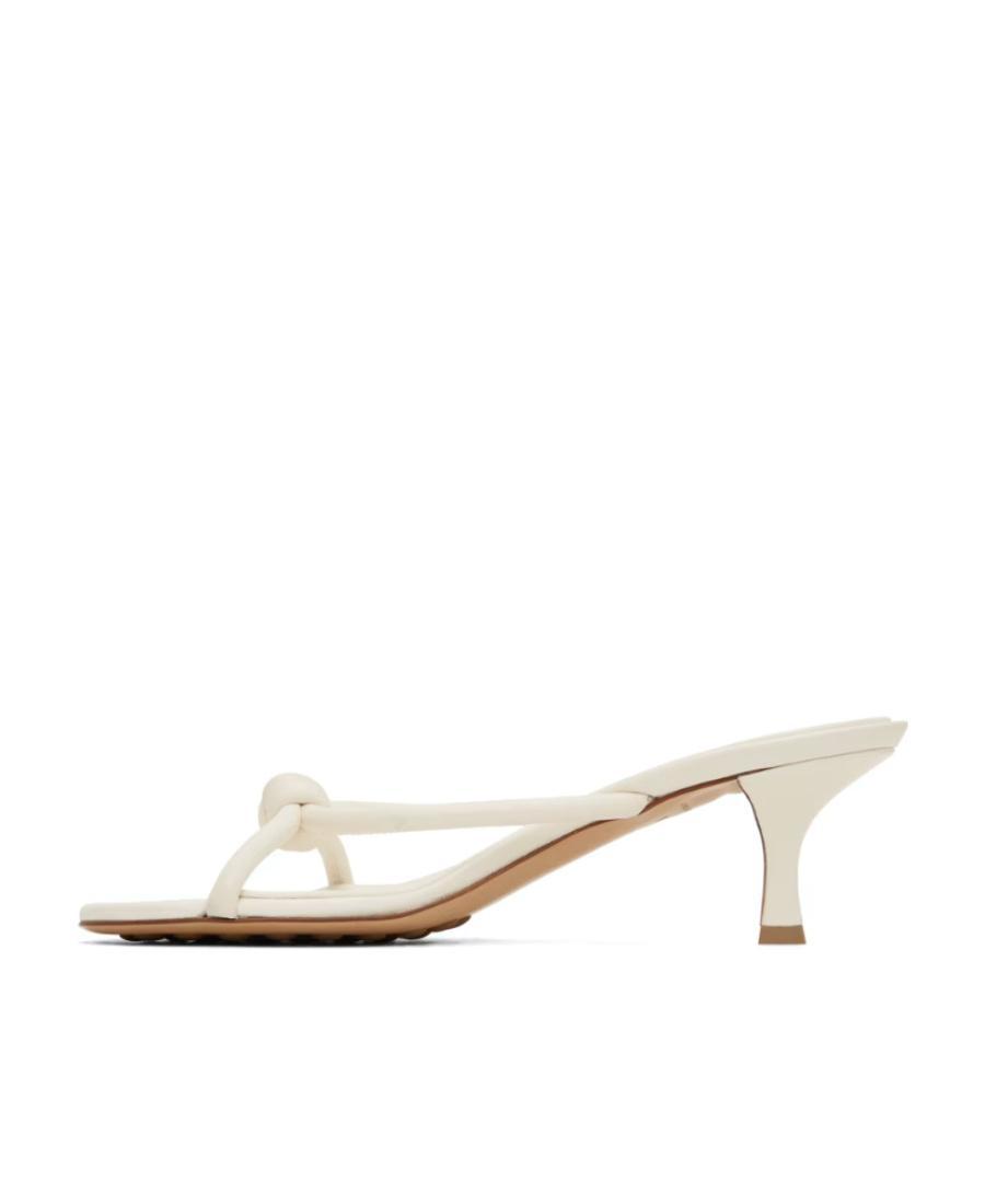 BOTTEGA VENETA White Blink Mules Product Image