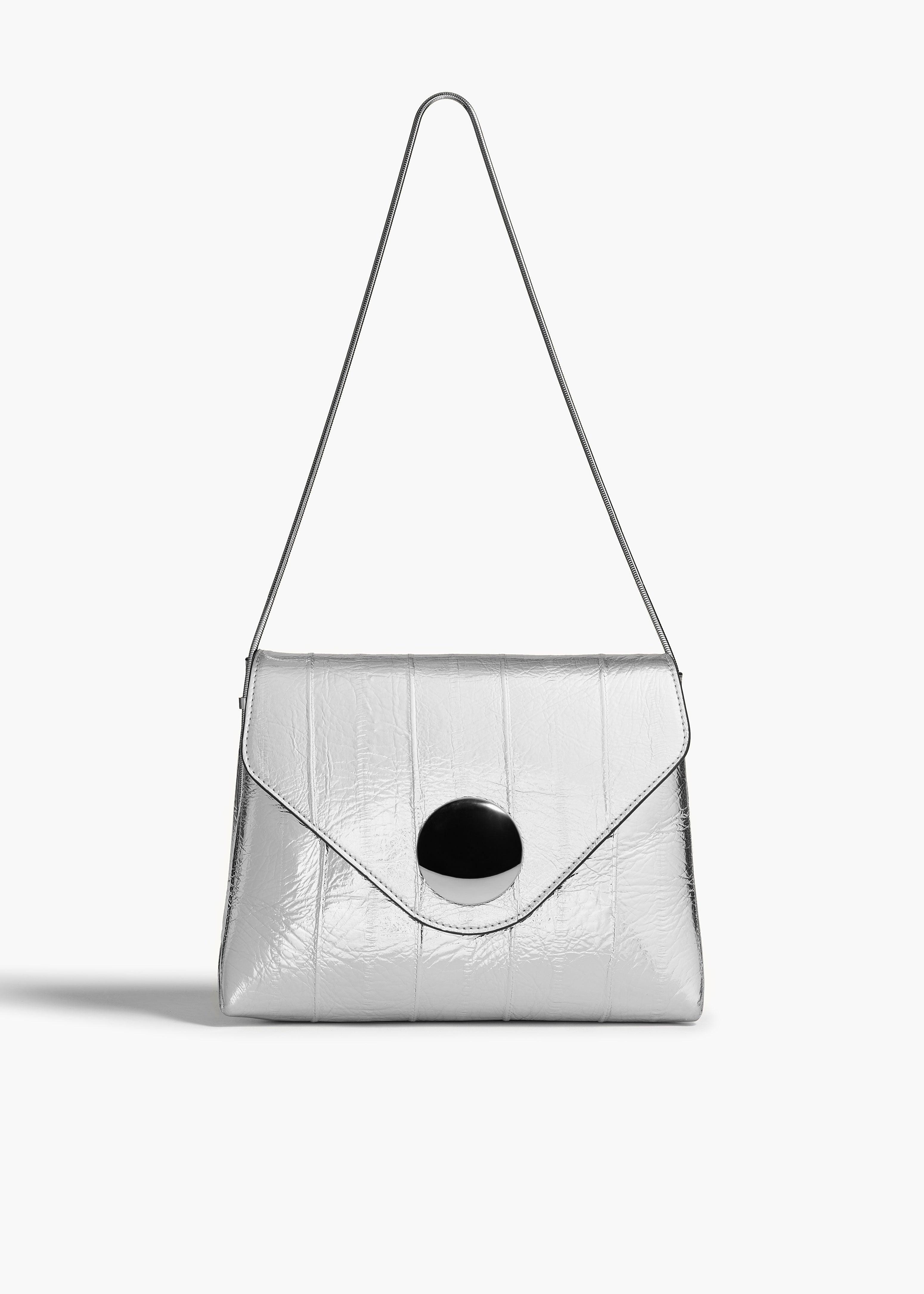 Bobbi Bag in Silver Eel Leather Product Image