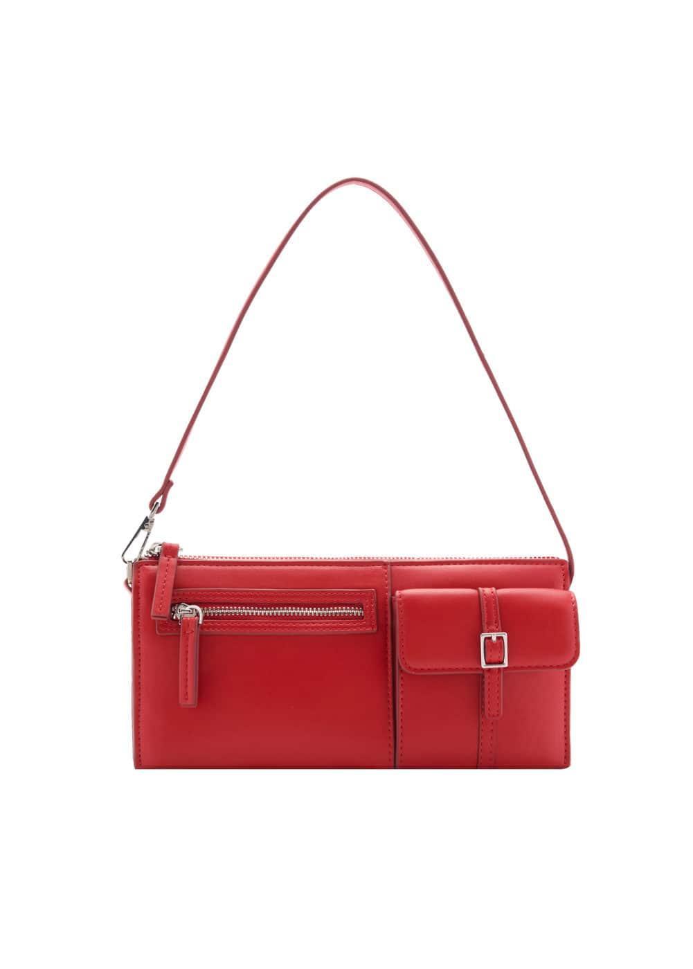 Shoulder bag with pockets - Women | MANGO USA Product Image