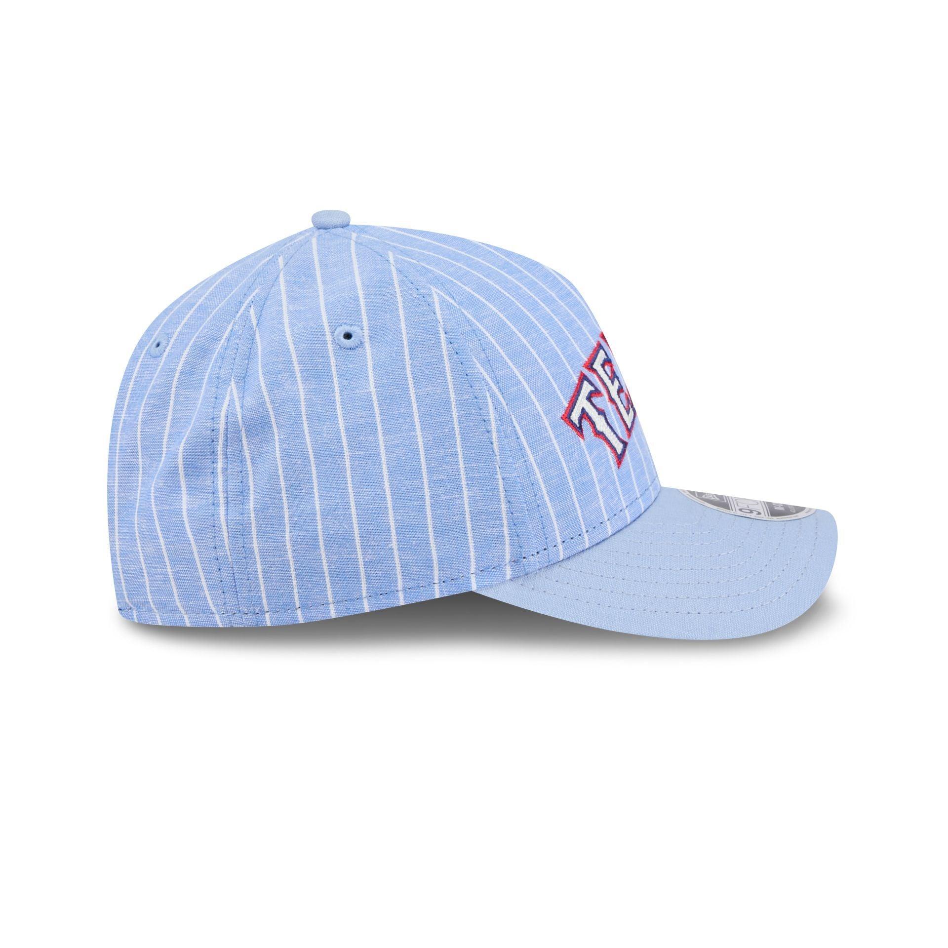 Pittsburgh Pirates Pinstripe Linen 9FORTY M-Crown A-Frame Snapback Hat Male Product Image