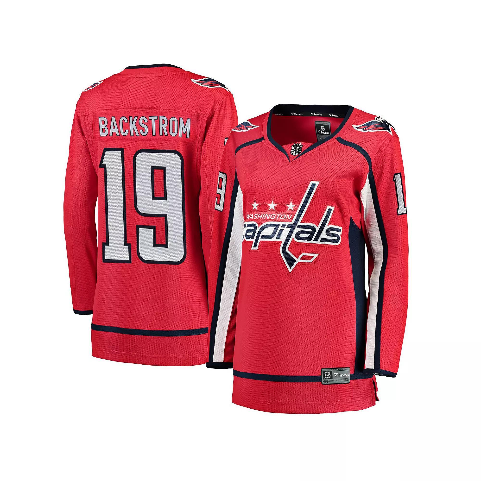 Women's Fanatics Branded Nicklas Backstrom Red Home Breakaway Player Jersey, Size: XS Product Image