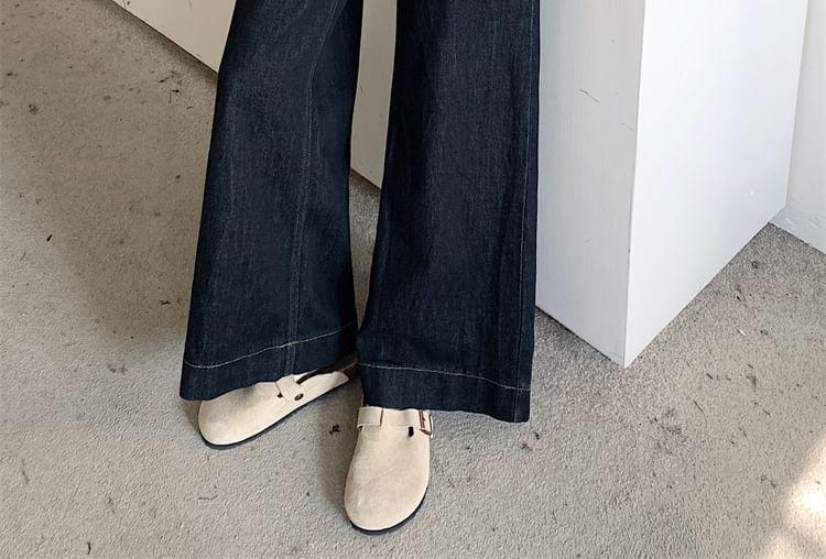 High Rise Washed Wide Leg Jeans Product Image