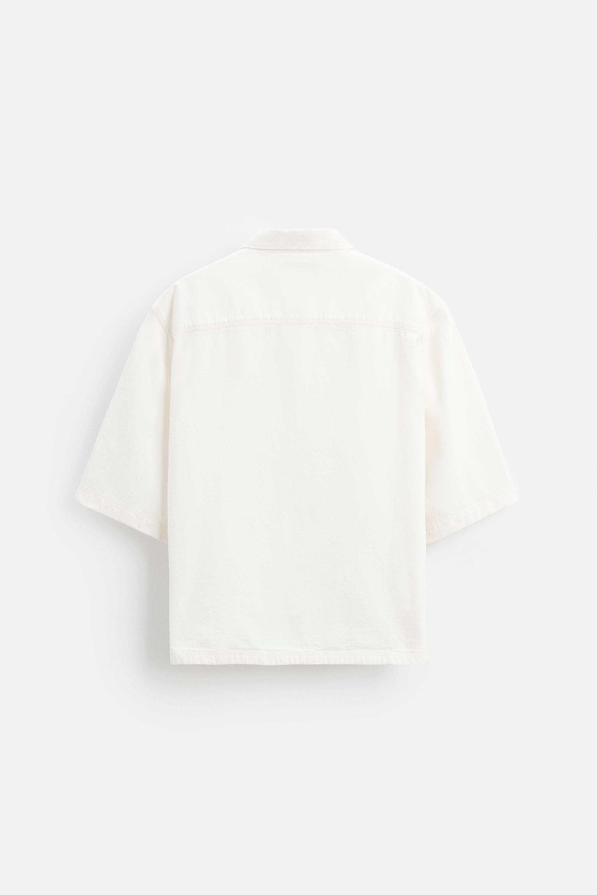 EMBROIDERED TEXT SHIRT Product Image