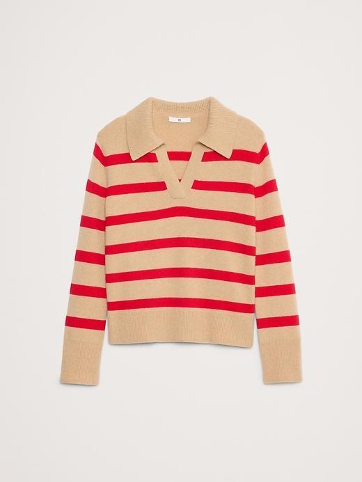 Cashmere Rugby Sweater Polo Product Image