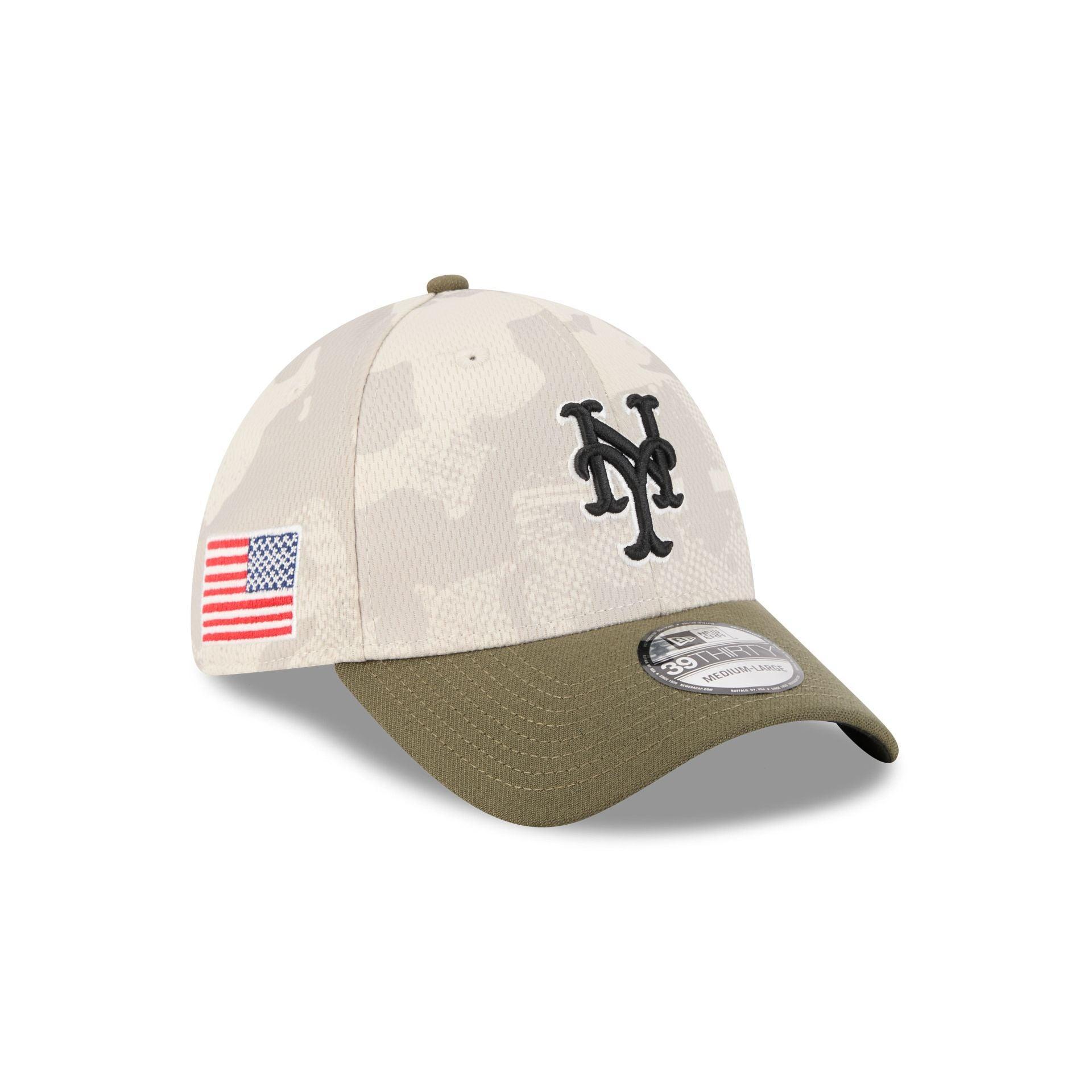 New York Mets Armed Forces Day 2025 39THIRTY Stretch Fit Hat Male Product Image