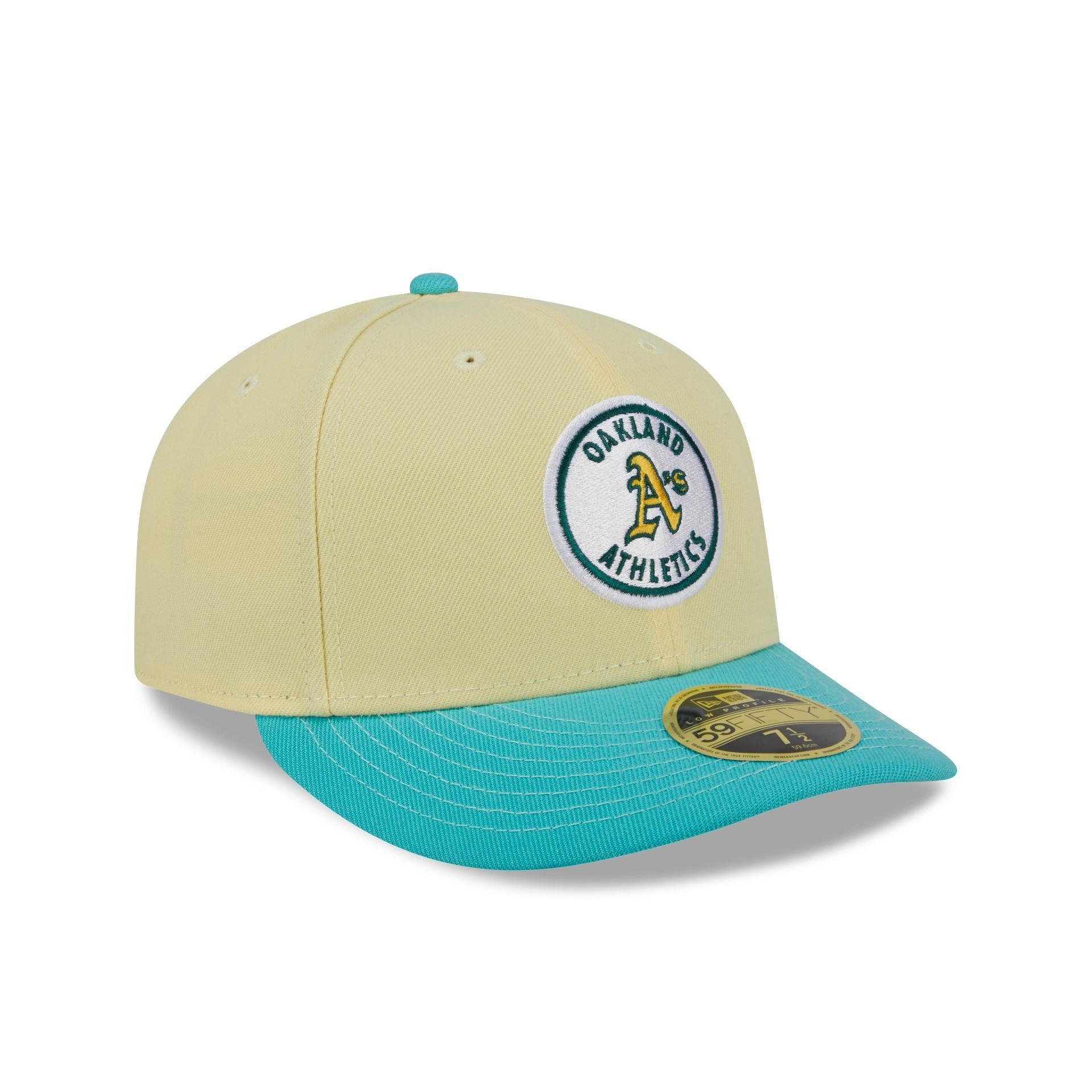 Oakland Athletics Soft Yellow Low Profile 59FIFTY Fitted Hat Male Product Image