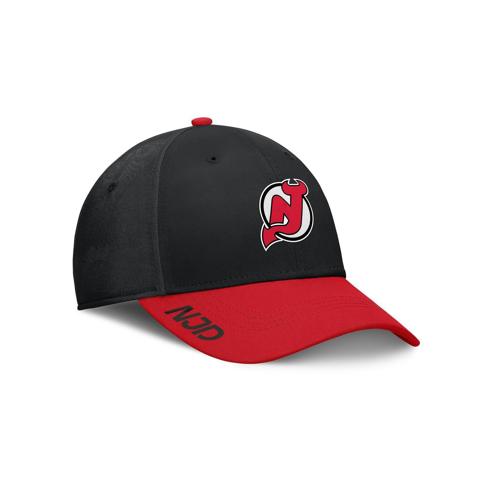 Men's Fanatics Black/Red New Jersey Devils Authentic Pro Rink Flex Hat, Size: Medium/Large, Nhl Black Product Image