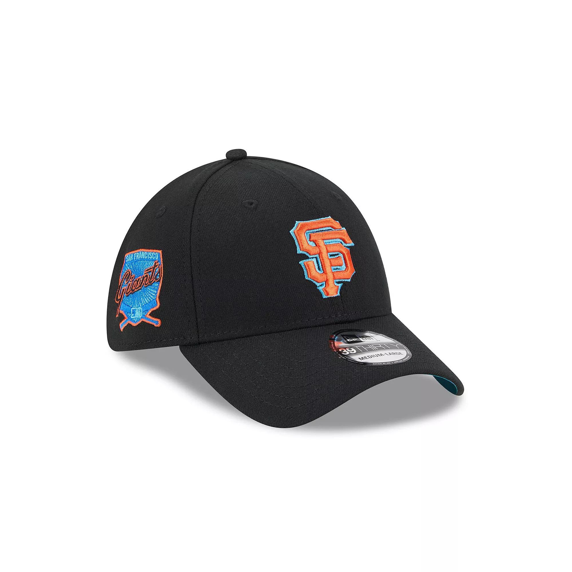 Men's New Era  Black San Francisco Giants 2023 MLB Father's Day 39THIRTY Flex Hat, Size: Medium/Large Product Image