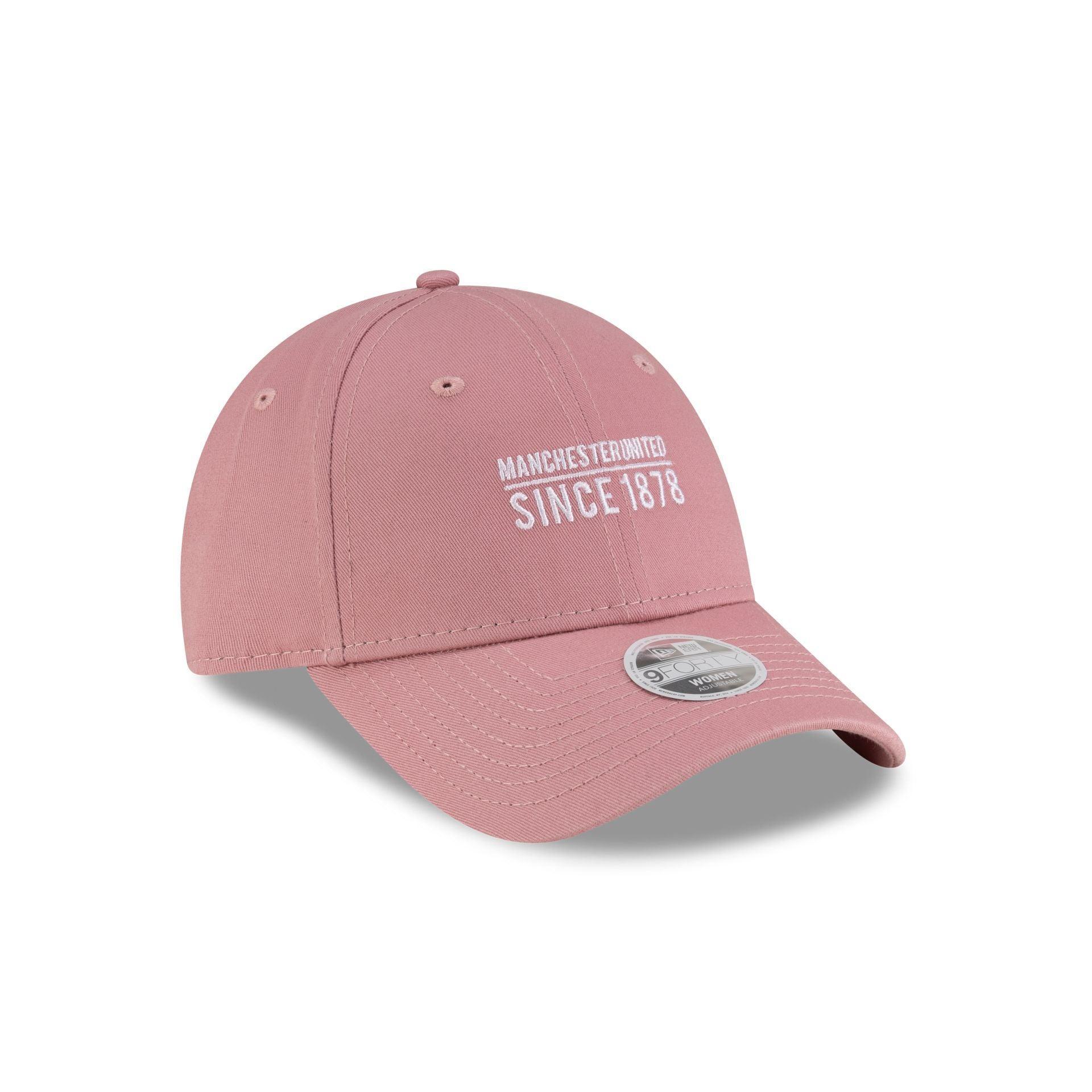 Manchester United FC Seasonal Pink Women's 9FORTY Adjustable Hat Female Product Image