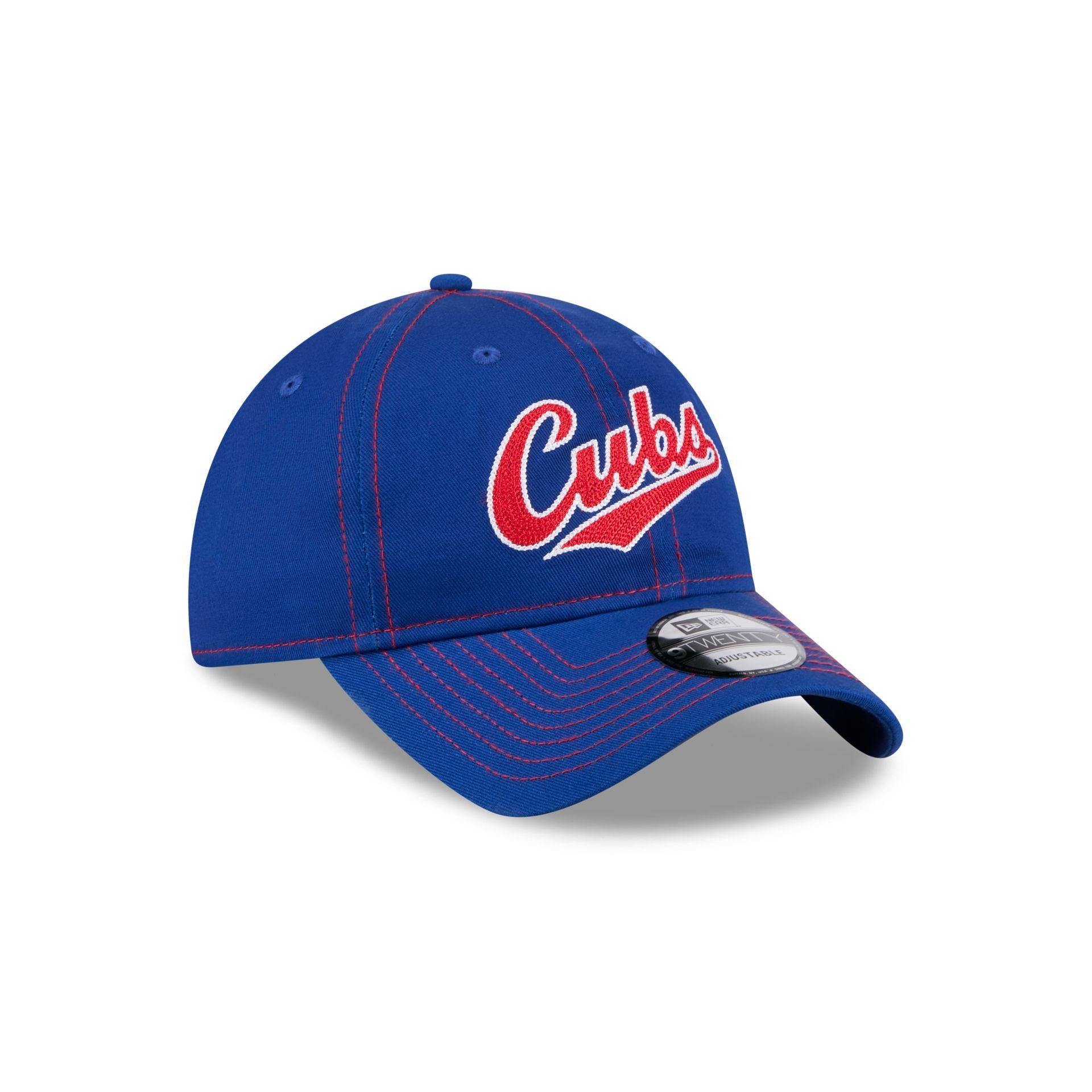 Chicago Cubs Team Stitch 9TWENTY Adjustable Hat Male Product Image