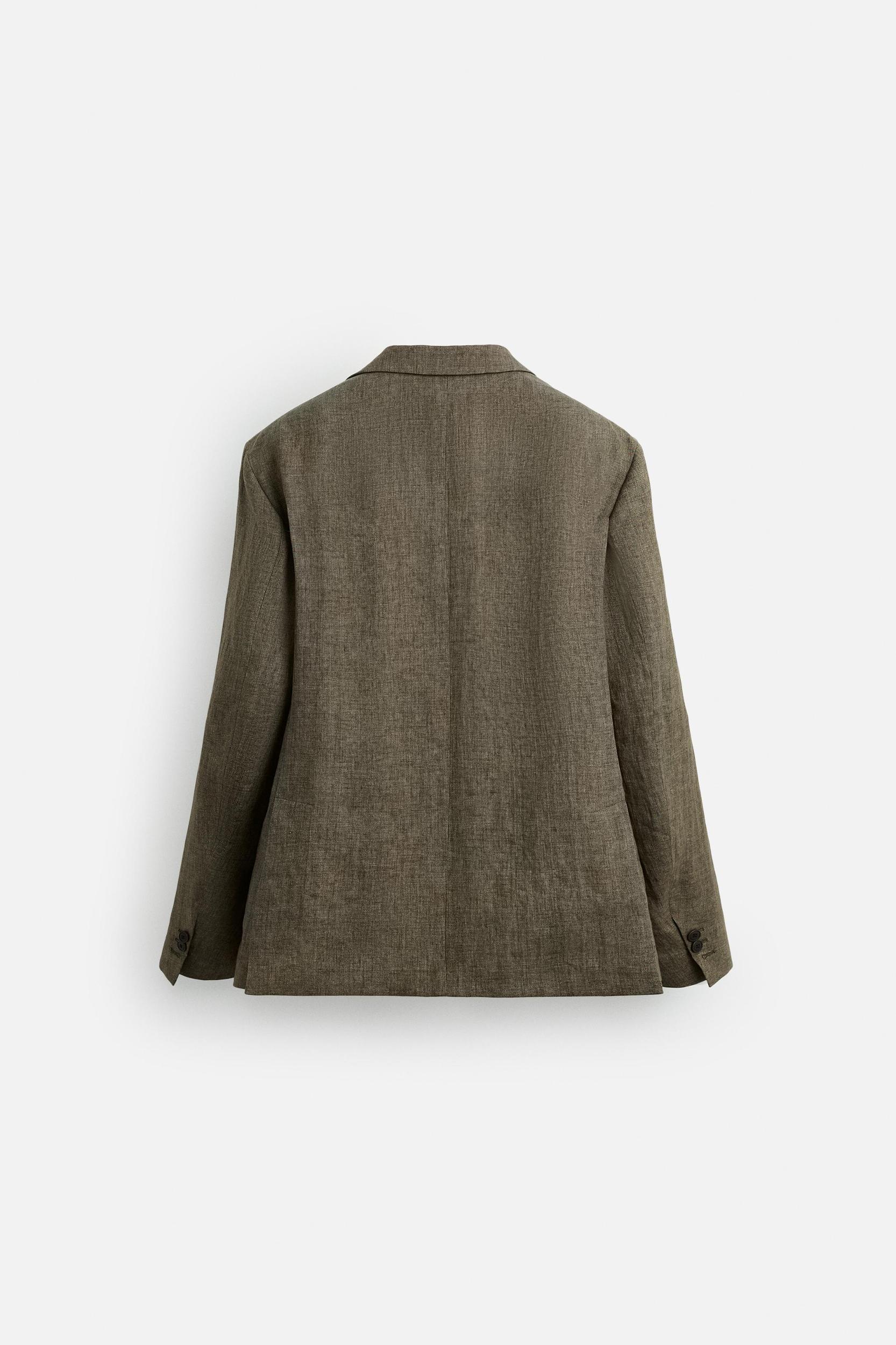 100% LINEN SUIT BLAZER Product Image