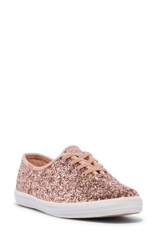 Keds Champion Leather Lace Up (Blush Leather) Women's Lace up casual Shoes Product Image