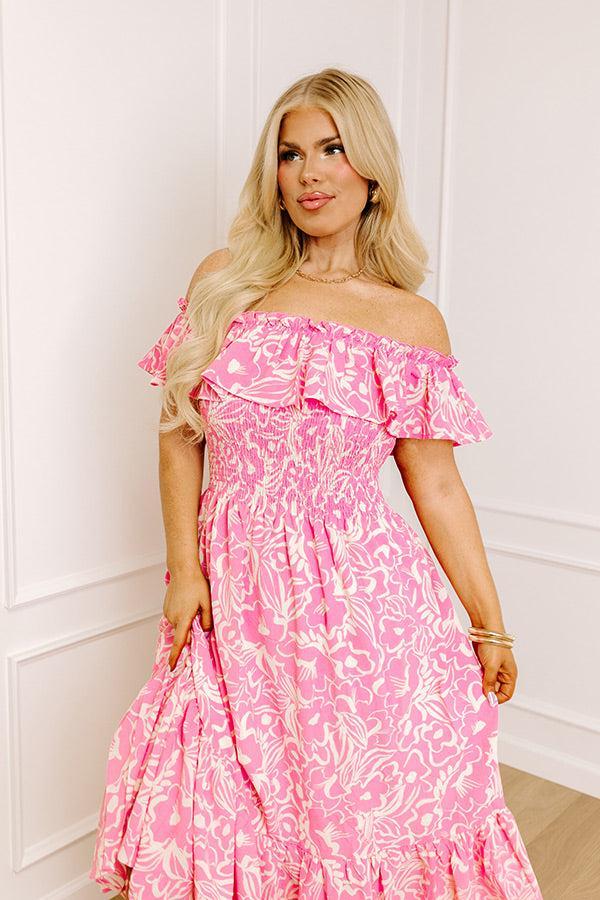 Laguna Luxe Smocked Midi Curves Product Image